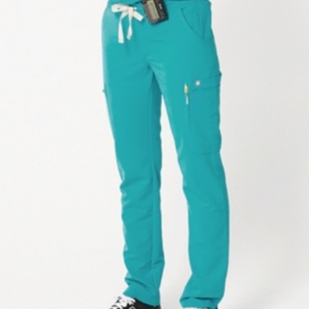 Teal Figs Kade Cargo Scrub Pants - Limited Edition color